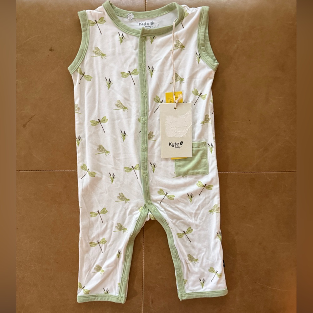 Kyte Baby Viscose Bamboo Romper Dragonly 12-18M NwT